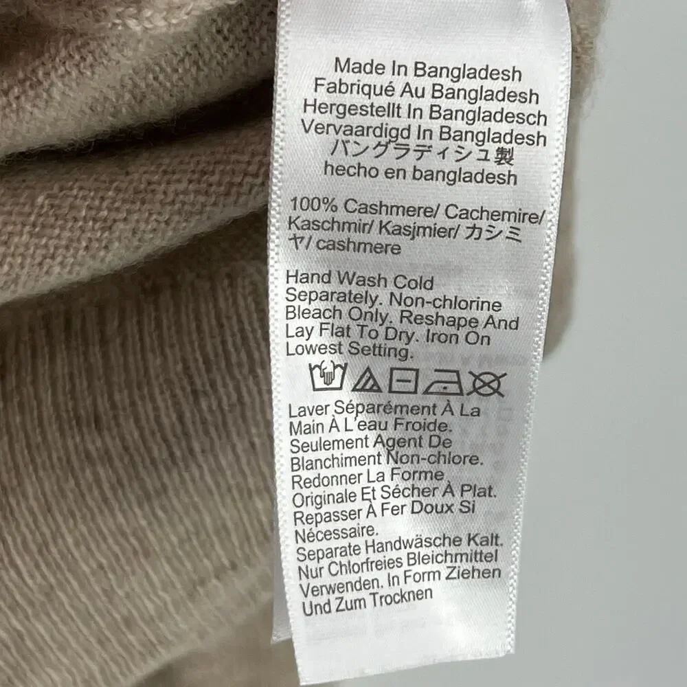 J. Crew Men's Cashmere Collared Sweater-Polo Heather Gray Size XL NWOT